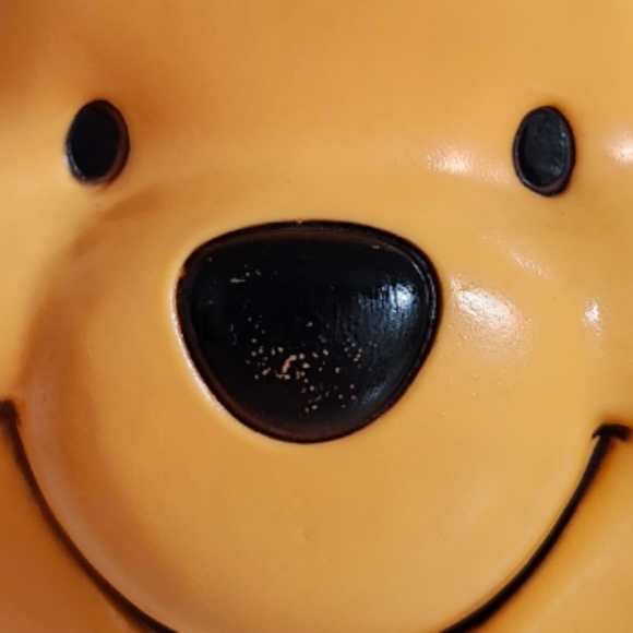 Vintage Disney Winnie The Pooh Halloween Pumpkin Pail Buck Blow Mold - Picture 8 of 9